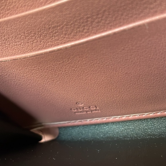 Gucci Sima pink Guccissma full zip long wallet - Picture 13 of 15